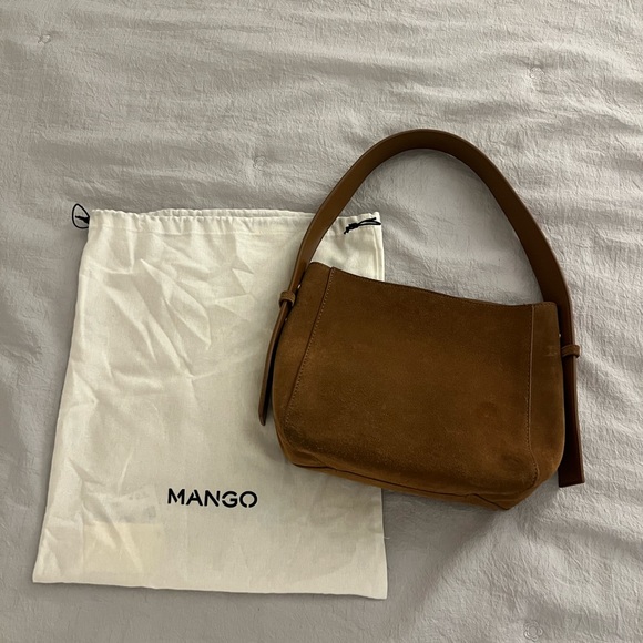Mango suede shoulder bag - Picture 3 of 6